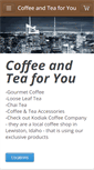 Mobile Screenshot of coffeeandteaforyou.com