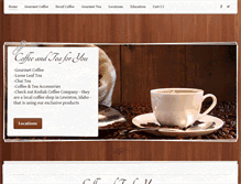 Tablet Screenshot of coffeeandteaforyou.com
